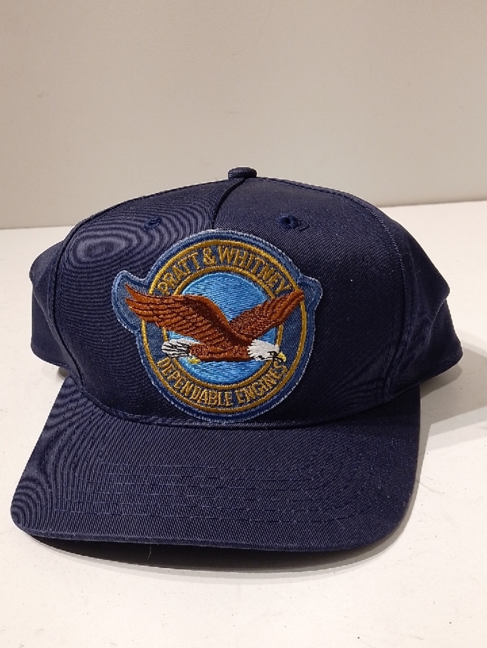 Vintage Pratt & Whitney Dependable Engines Hat Blue With Adjustable